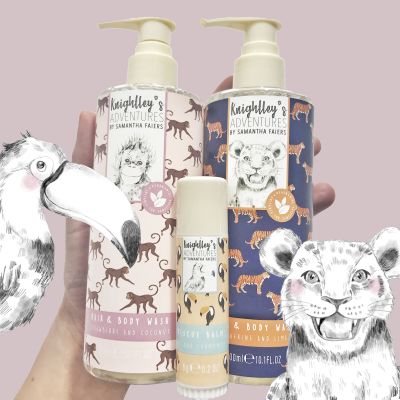 Illustrations for kids toiletries