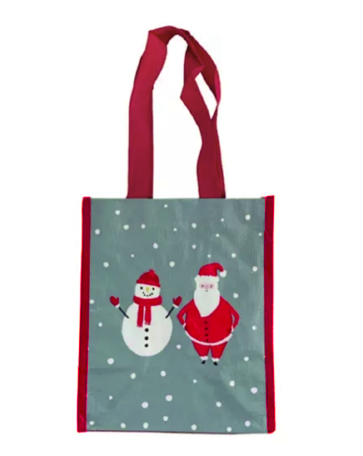 Illustrated Santa and snowman for Bed Bath & Beyond