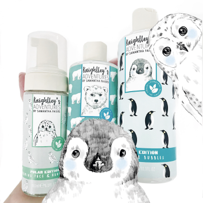 illustrated animals for kids toiletries brand